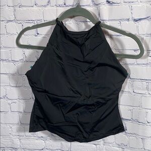 Andie Swim Womens Baja Top Black Beach Cruise Vacation Island Summer Size S NWT